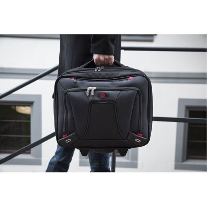 Wenger - Liikematkalaukku pyörillä 20 l 16" Transfer musta