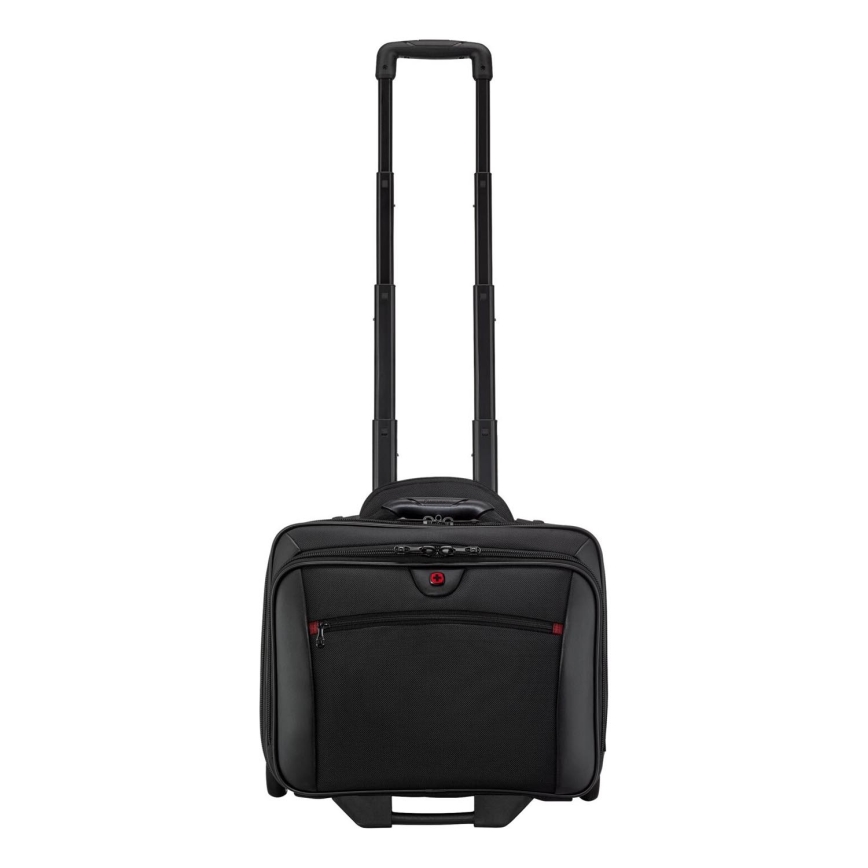 Wenger - Matkalaukku pyörillä 23 l 17" + kannettavan tietokoneen laukku 15,4" Potomac musta