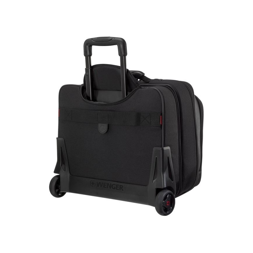 Wenger - Matkalaukku pyörillä 23 l 17" + kannettavan tietokoneen laukku 15,4" Potomac musta