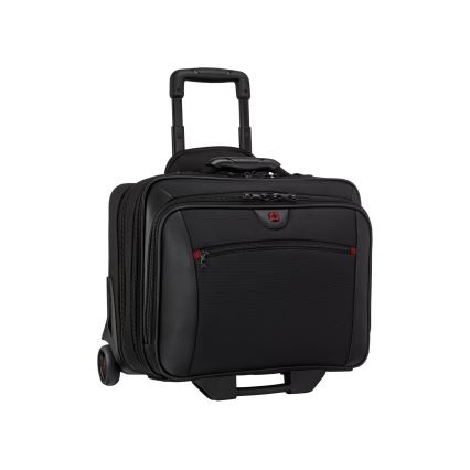 Wenger - Matkalaukku pyörillä 23 l 17" + kannettavan tietokoneen laukku 15,4" Potomac musta