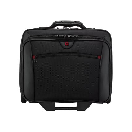 Wenger - Matkalaukku pyörillä 23 l 17" + kannettavan tietokoneen laukku 15,4" Potomac musta