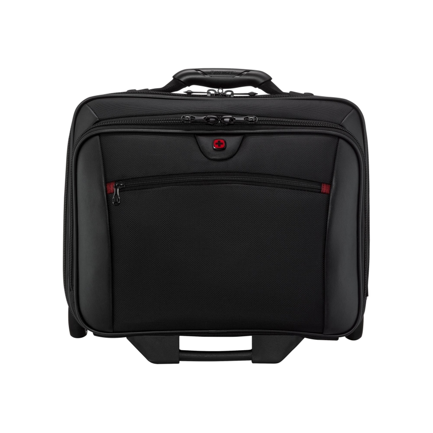 Wenger - Matkalaukku pyörillä 23 l 17" + kannettavan tietokoneen laukku 15,4" Potomac musta