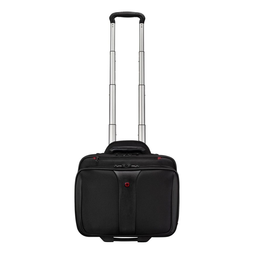 Wenger - Matkalaukku pyörillä 25 l 17" + kannettavan tietokoneen laukku 15,6" Patriot musta
