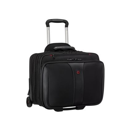 Wenger - Matkalaukku pyörillä 25 l 17" + kannettavan tietokoneen laukku 15,6" Patriot musta