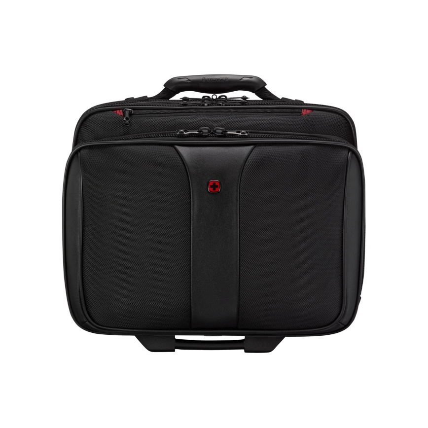 Wenger - Matkalaukku pyörillä 25 l 17" + kannettavan tietokoneen laukku 15,6" Patriot musta