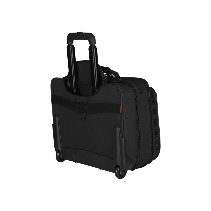 Wenger - Matkatavarat pyörillä 29 l + Kannettavan tietokoneen kotelo 15,6" Granada musta