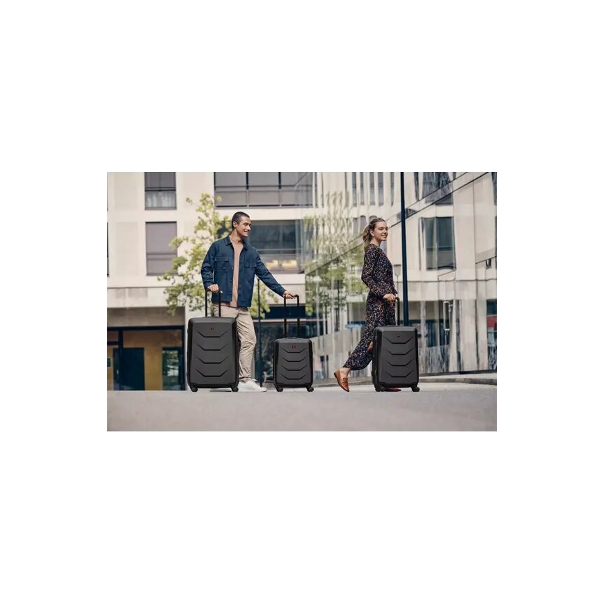 Wenger - Matkalaukku pyörillä 93 l Prymo musta