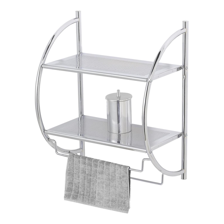 WENKO 15173100 - EXCLUSIVE-hylly 45,5x54,5 cm kiiltävä kromi
