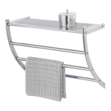 WENKO 15578100 - Pyyheteline PESCARA 56x46 cm kiiltävä kromi