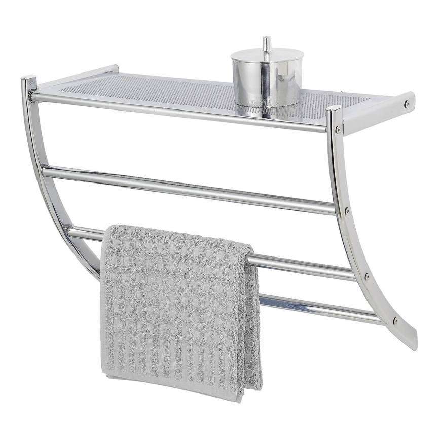 WENKO 15578100 - Pyyheteline PESCARA 56x46 cm kiiltävä kromi