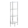 WENKO 15852100 - YAGO-hylly 30x104 cm ruostumaton teräs/hopea/läpinäkyvä