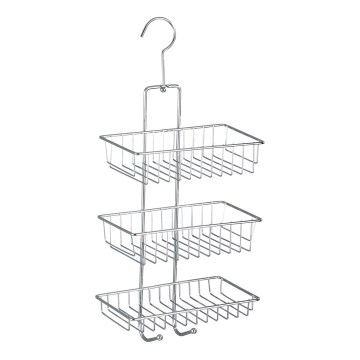 WENKO 15888100 - NIVALA-hylly 22x50 cm kiiltävä kromi