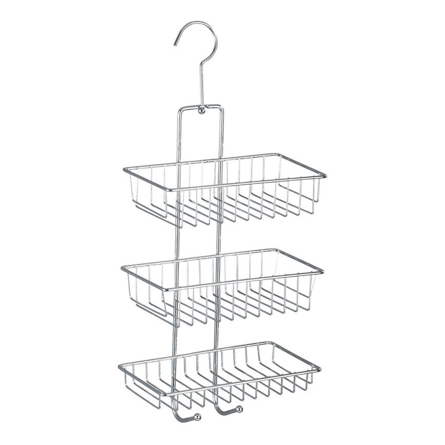 WENKO 15888100 - NIVALA-hylly 22x50 cm kiiltävä kromi