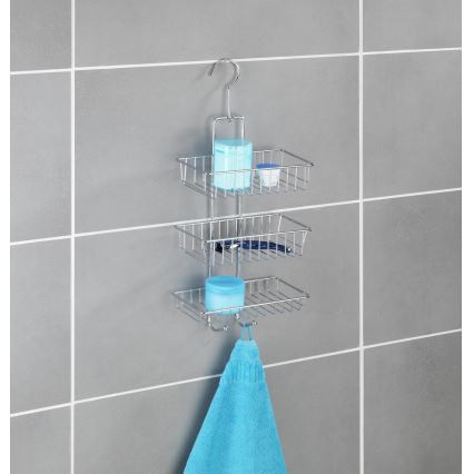 WENKO 15888100 - NIVALA-hylly 22x50 cm kiiltävä kromi