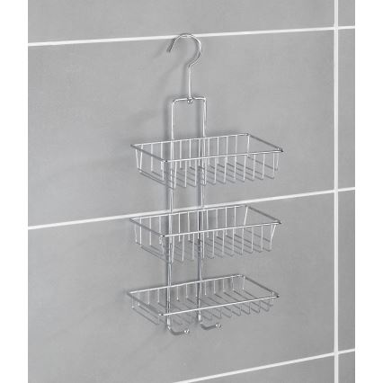 WENKO 15888100 - NIVALA-hylly 22x50 cm kiiltävä kromi