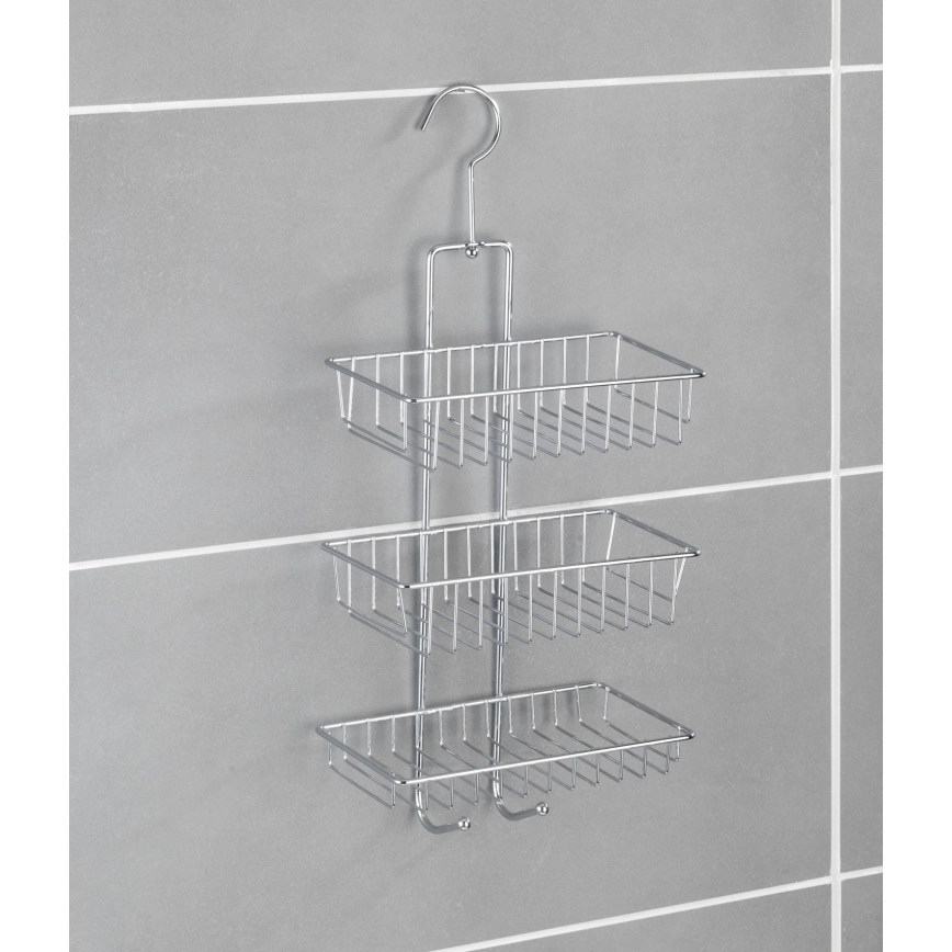 WENKO 15888100 - NIVALA-hylly 22x50 cm kiiltävä kromi