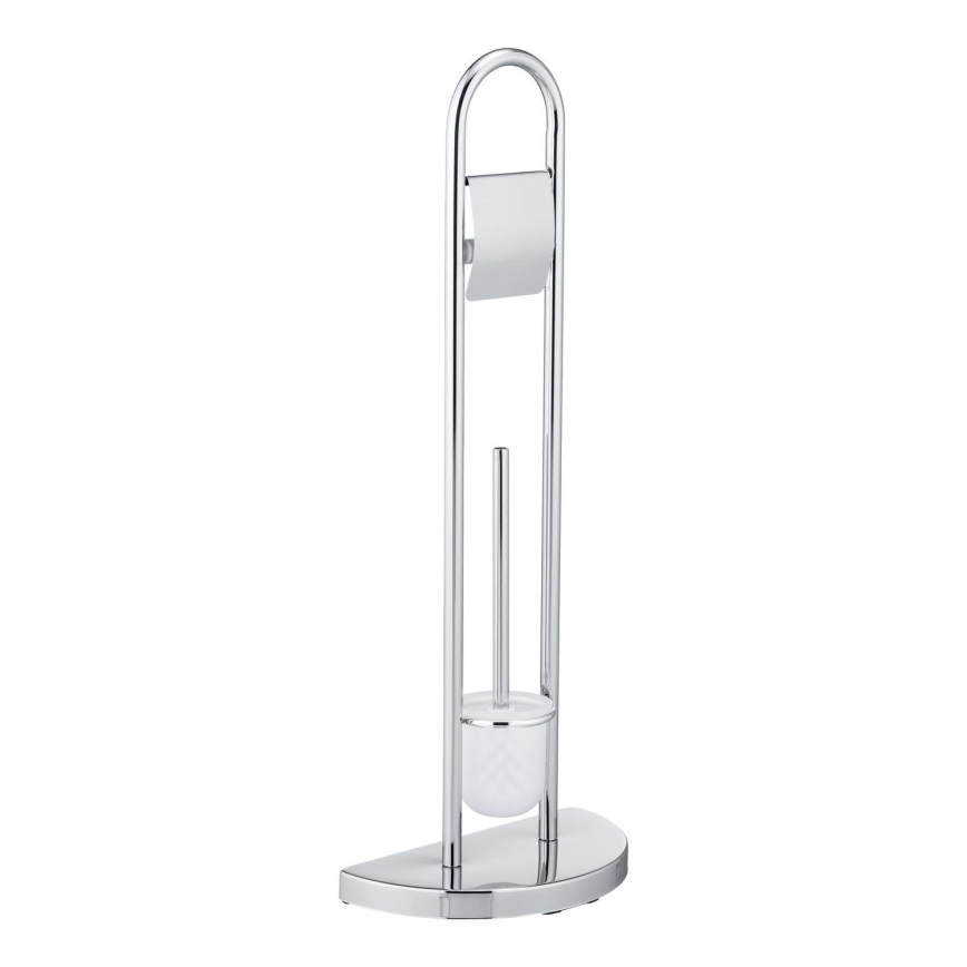 WENKO 16608100 - COSENZA WC-harja 33 x 84 cm, kiiltävä kromi/satiini