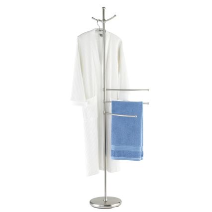 WENKO 16827100 - ADIAMO-teline 28x170 cm hopeanvärinen