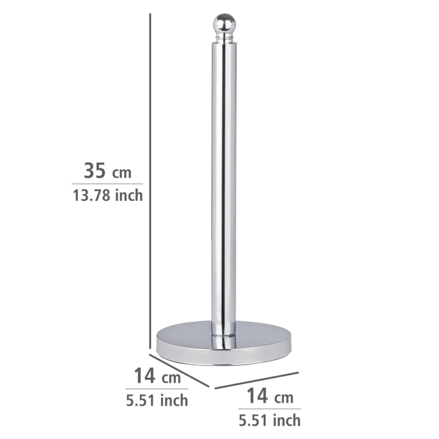 WENKO 16878100 - WC-paperiteline VITERBO 14x35 cm hopeanvärinen