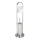 WENKO 16993100 - WC-setti VASTO 22x81 cm ruostumaton teräs/hopeanvärinen