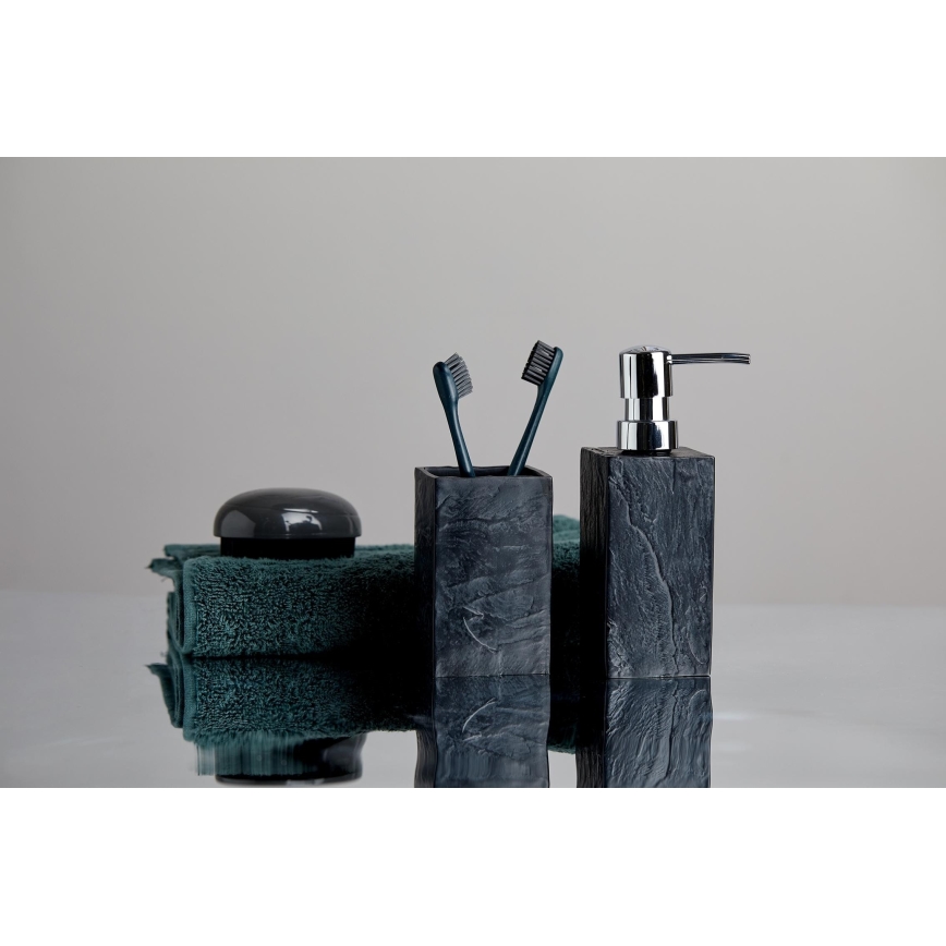 WENKO 17921100 - Nestesaippuapumppu SLATE ROCK 250 ml antrasiitinharmaa