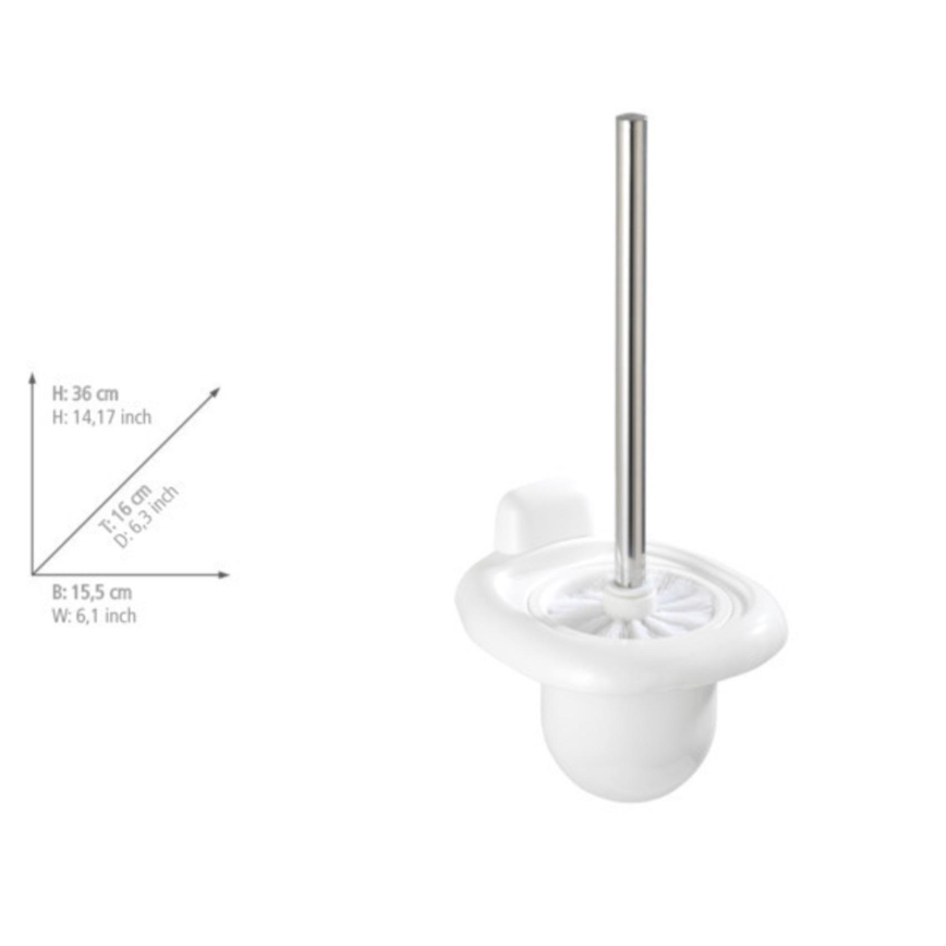 WENKO 17947100 - WC-harja PURE 15,5x36 cm valkoinen