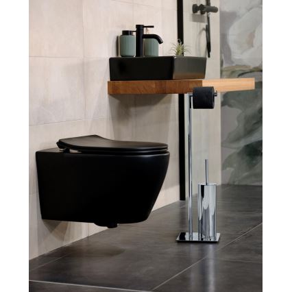 WENKO 18562100 - RECCO WC-harja 20x71,5 cm, kiiltävä kromi