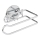 WENKO 18774100-TURBO-LOC RUND teräs WC-paperiteline 14x9 cm kromi