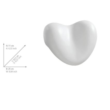 WENKO 18936100-tyyny TROPIC 25x20,5 cm valkoinen