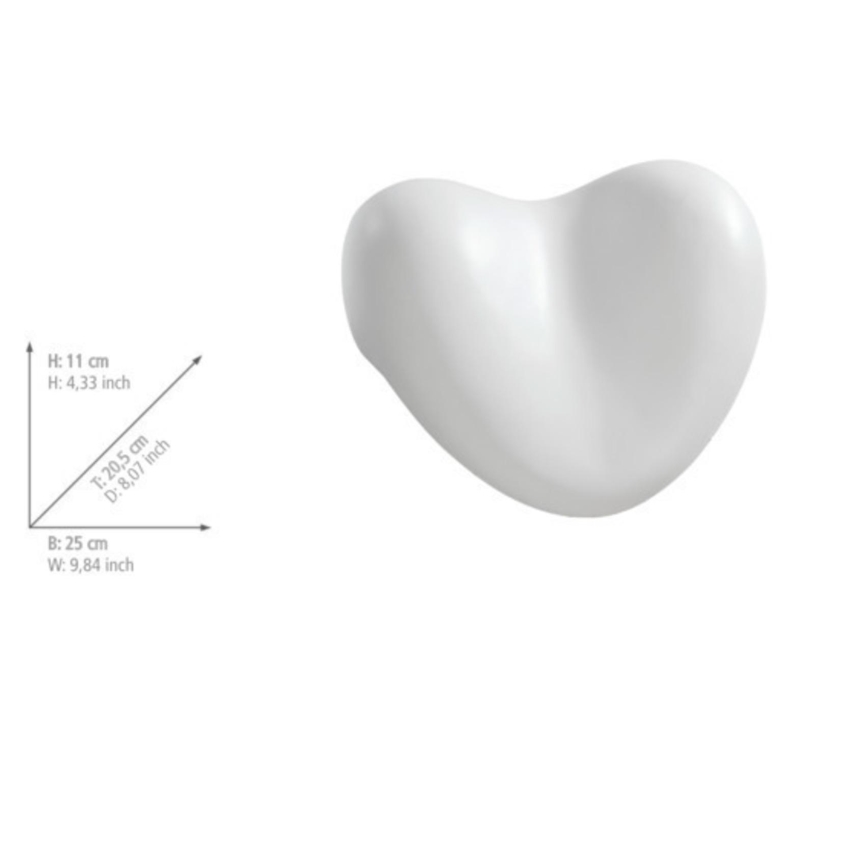 WENKO 18936100-tyyny TROPIC 25x20,5 cm valkoinen