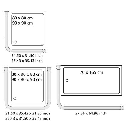 WENKO 19216100 - Tangonpidike UNIVERSAL 2,5x2,5 cm valkoinen