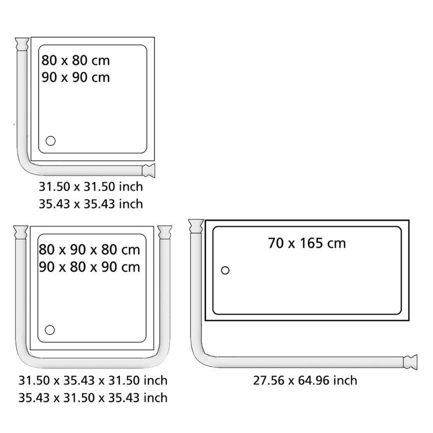 WENKO 19216100 - Tangonpidike UNIVERSAL 2,5x2,5 cm valkoinen