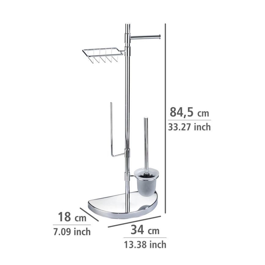 WENKO 196022500 - WC-keskus SPACE MARVEL 34 x 84,5 cm hopea/satiini