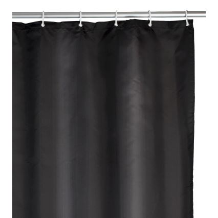 WENKO 20043100 - Suihkuverho 180x200 cm musta