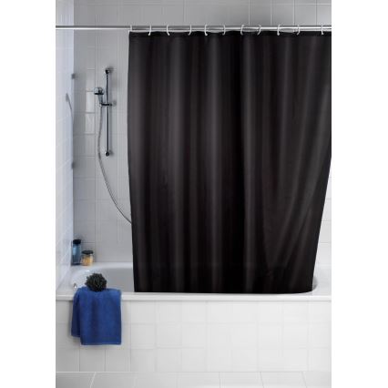 WENKO 20043100 - Suihkuverho 180x200 cm musta