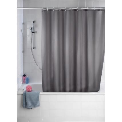 WENKO 20044100 - Suihkiverho 180 x 200 cm harmaa