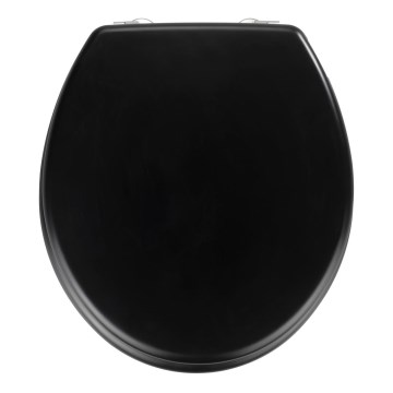 WENKO 20077100-WC istuin PRIMA 37x41 cm musta/hopea