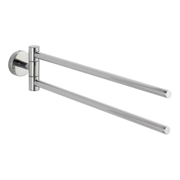 WENKO 20213100 - BOSIO SHINE pyyheteline 43x9 cm ruostumatonta terästä/hopeanvärinen