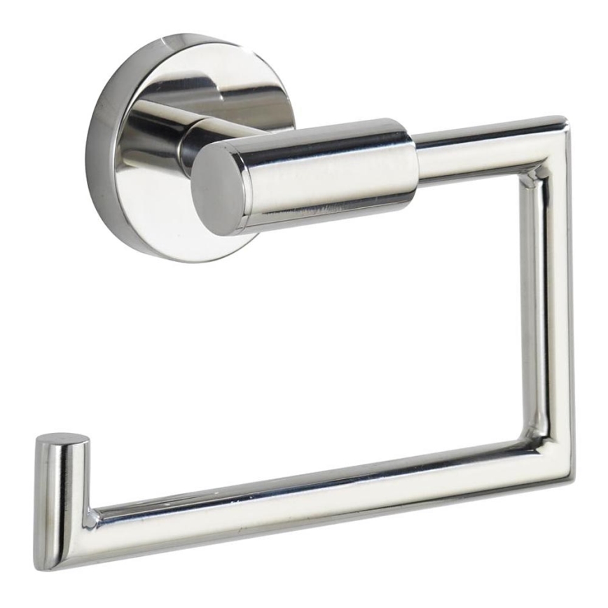 WENKO 20216100 - WC-paperiteline BOSIO SHINE 15x10,5 cm ruostumaton teräs/hopea