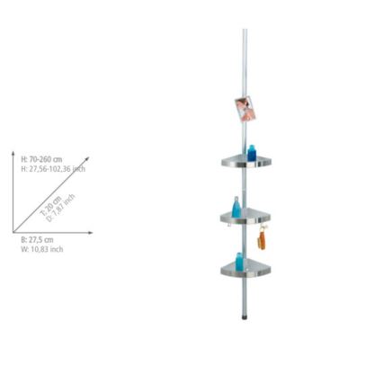 WENKO 20349100-Kulmaelementti PREMIUM 27,5x260 cm satiini