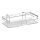 WENKO 20409100-Hylly PREMIUM RUOSTUMATON TERÄS 24x13,5 cm ruostumaton teräs/hopea