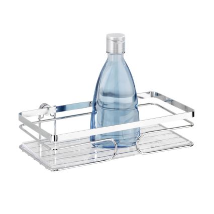 WENKO 20409100-Hylly PREMIUM RUOSTUMATON TERÄS 24x13,5 cm ruostumaton teräs/hopea