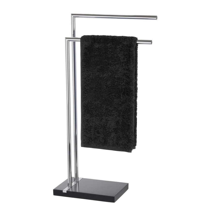 WENKO 20461100 - Pyyheteline NOBLE 45,5x82 cm kromi/musta