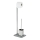 WENKO 20604100 - WC-harja GRANIT 23x73,5 cm ruostumaton teräs/satiinipinta/harmaa