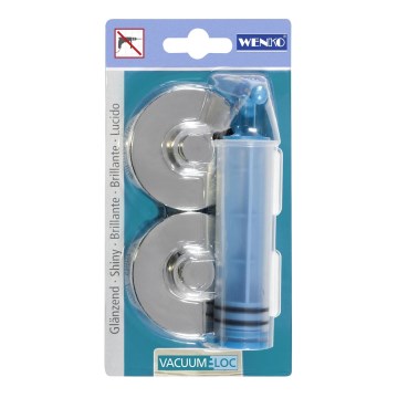 WENKO 20643100 – Sovitin CLA+PREM+STYLE AD VL 6x2,8 cm kiiltävä kromi
