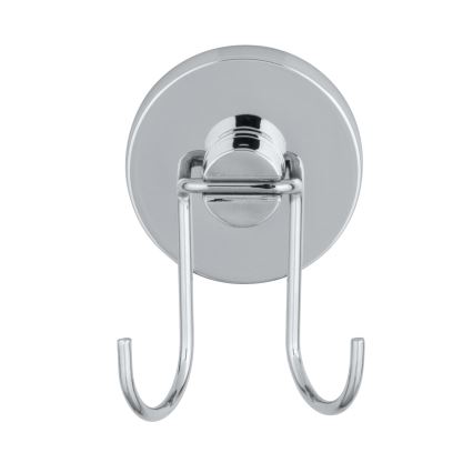 WENKO 20877100 - Lasta VACUUM-LOC, pyöreä teräs 24,5 x 25 cm, ruostumaton/kiiltävä kromi/hopeanvärinen