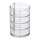 WENKO 20990100 - Säilytin TOWER 11,5x17,5 cm läpinäkyvä