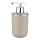 WENKO 21219100 - Saippuapumppu BRASIL 7,3x16,5 cm beige/kiiltävä kromi