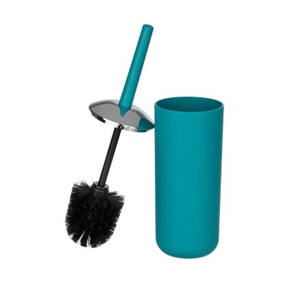 WENKO 21225100 - WC-harja BRASIL 10x37 cm turkoosi/kiiltävä kromi