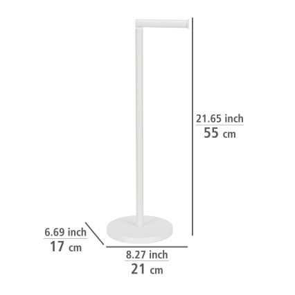 WENKO 21424100 - WC-paperiteline 21x55 cm valkoinen